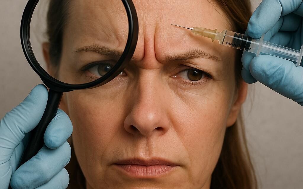 Human-based ingredients in frownline treatments?