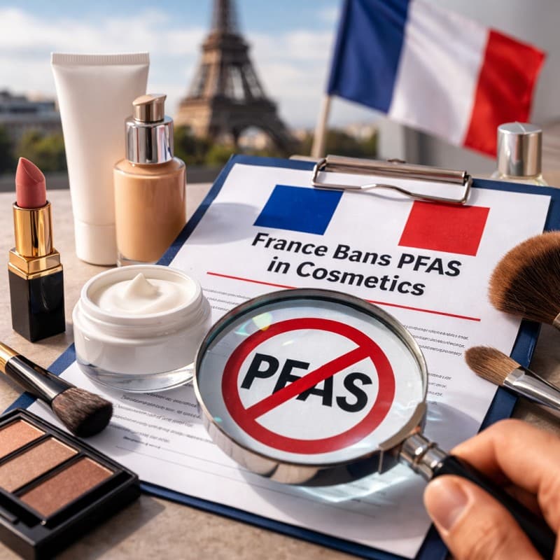 France Bans PFAS in Cosmetics