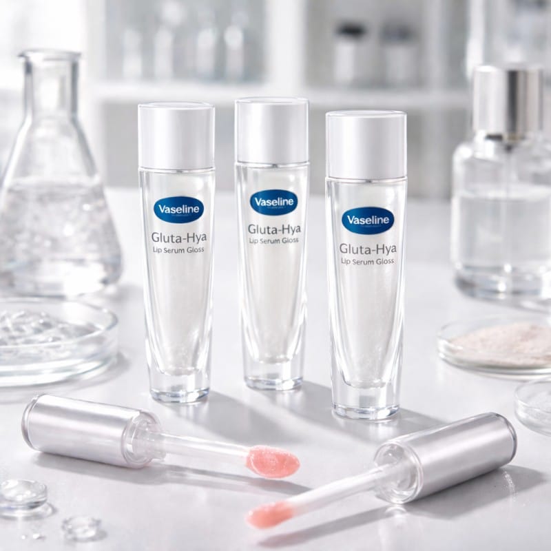 Vaseline Gluta-Hya Lip Serum Gloss Launch