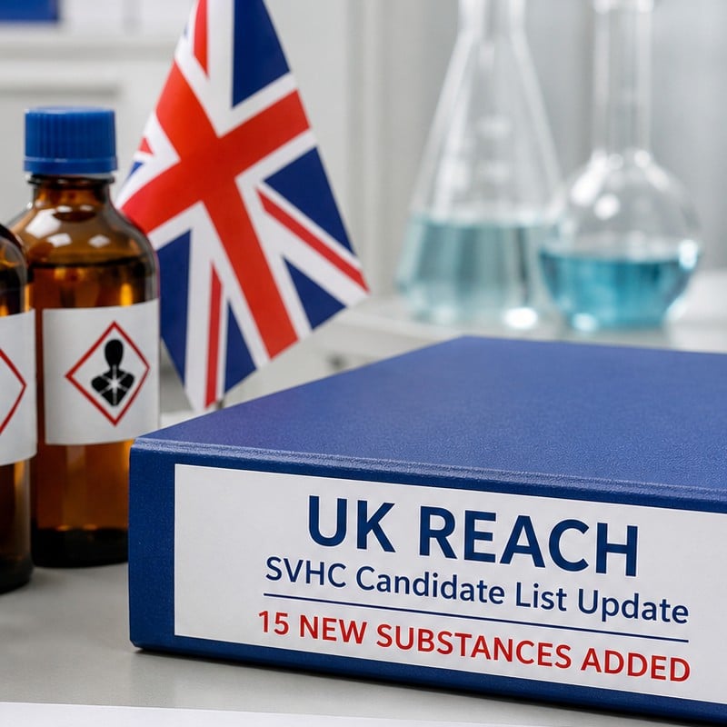 UK REACH Expands Its Candidate List with 15 New Substances of Very High Concern